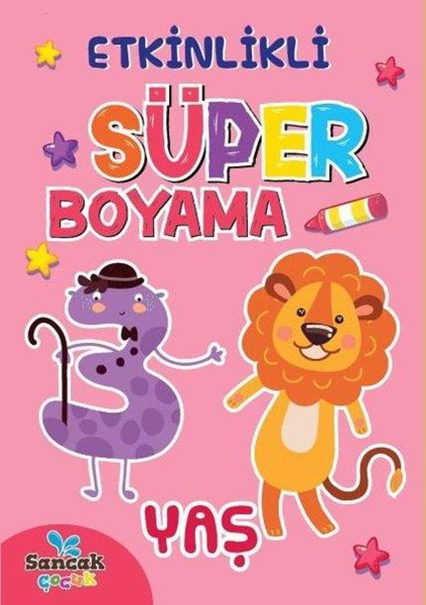Etkinlikli Süper Boyama 3 Yaş - Sancak Çocuk - Image 1