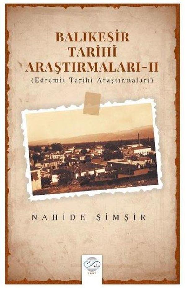Balıkesir Tarihi Araştırmaları 2 - Edremit Tarihi Araştırmaları - Post Yayın - Image 1