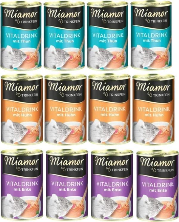 Miamor 3 Çeşit Kedi Çorbası 135 ml X 12 Adet - Image 1
