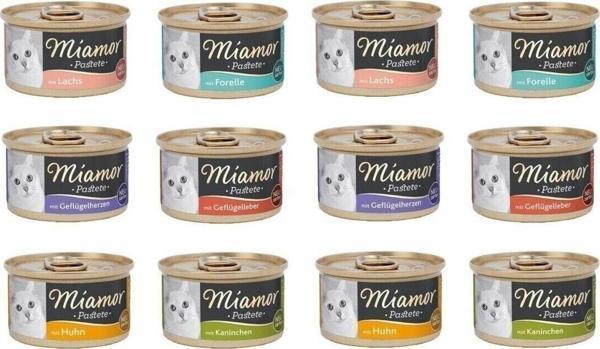 Miamor 6 Çeşit Karma Kedi Konserve 85 Gr. X 12 Adet - Image 1
