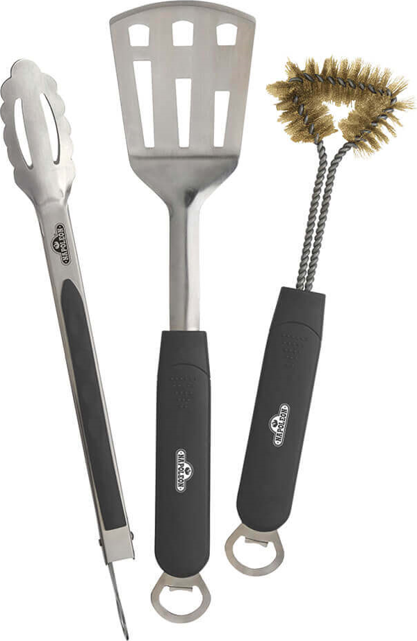 Napoleon Üçlü Set - Spatula, Maşa, Temizleme Fırçası - Image 1