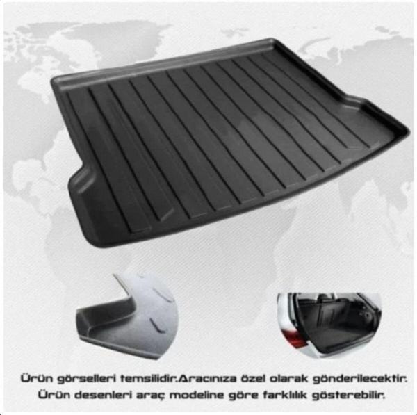 Rizline Tesla Model X 5 Uyumlu Koltuk Bagaj Havuzu Paspası 2015-2020 - Image 1