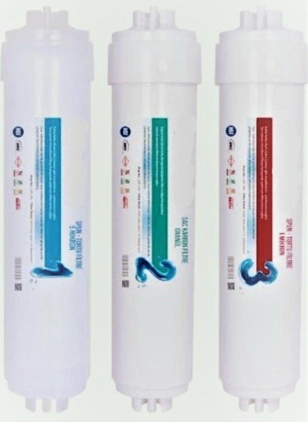 Aquifer İhlas Aura Cebilon Silver ve Aura Cebilon Platinum Su Arıtma Cihazı Uyumlu 3'lü Filtre Seti - Image 1