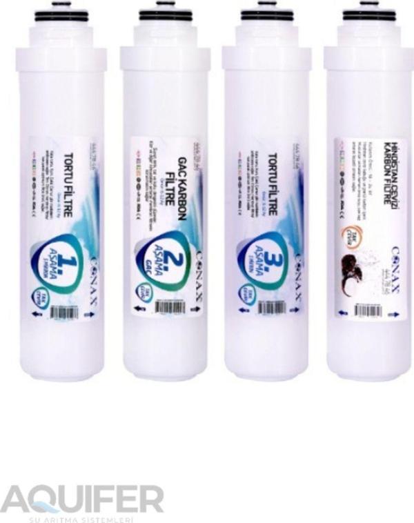 Conax Takçevir 3 Aşama Filtre Seti + Postkarbon Filtre - Image 1