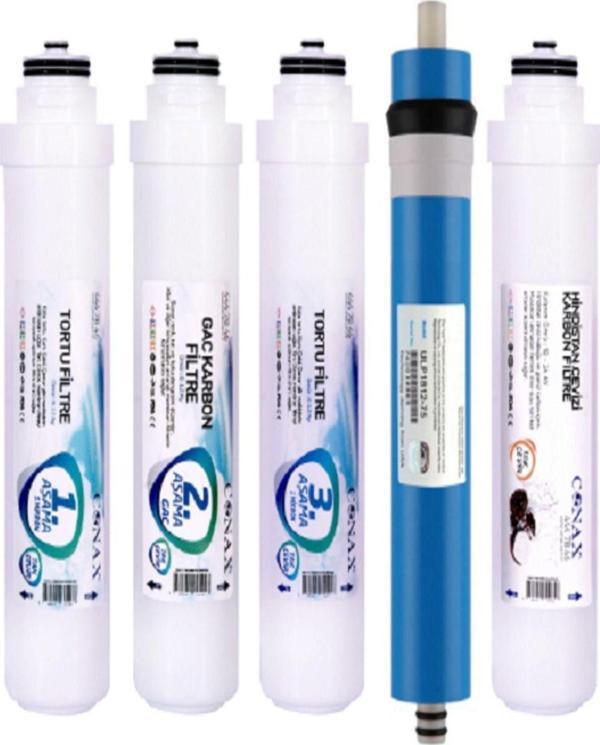 Conax Takçevir 4 Aşama Filtre Seti + Membran filtre - Image 1