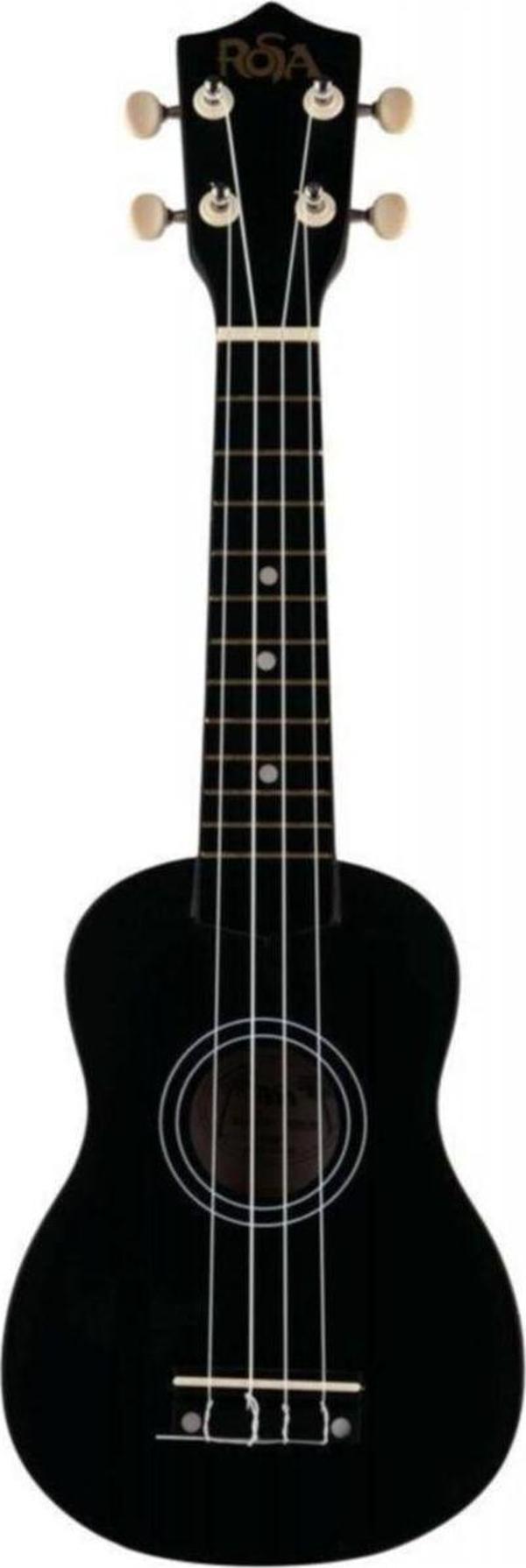 Rosa Ru002 Soprano Ukulele Siyah - Image 1