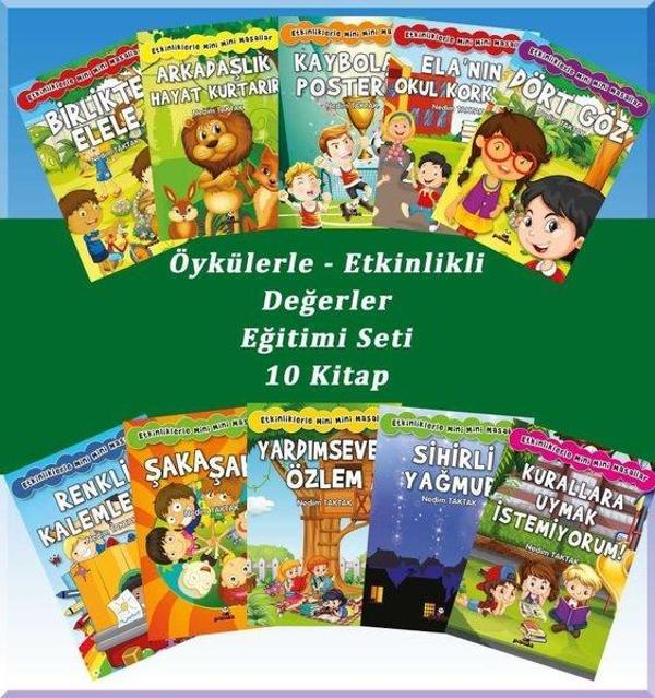 Öykülerle Etkinlikli Değerler Eğitimi Seti - Panda - Image 1
