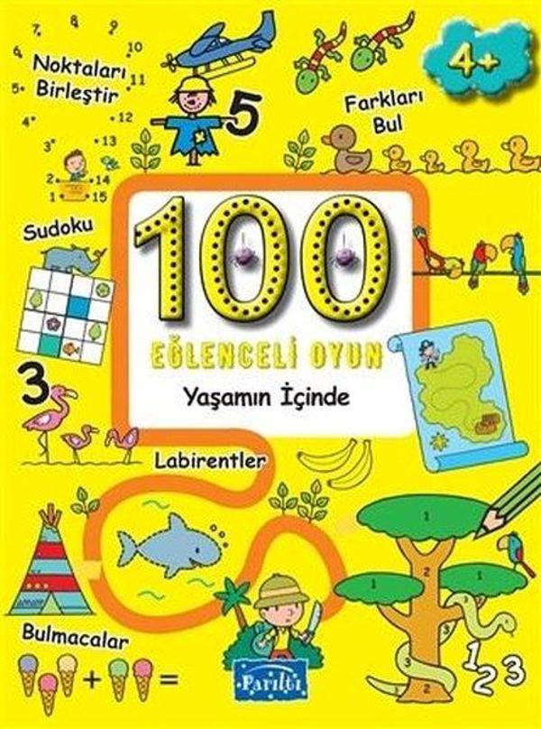 100 Eğlenceli Oyun - Yaşamın İçinde - Boyama - Parıltı Yayınları - Image 1