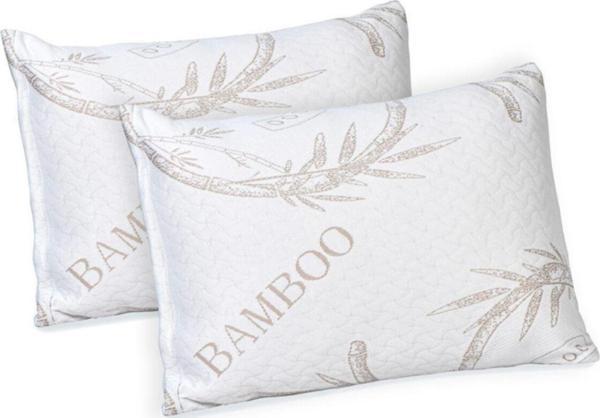 Opalin Bamboo Yastık 50X70 Visco Bamboo Yastık 2'li Paket Çift Kişilik Bamboo Yastık (2 Adet) - Image 1