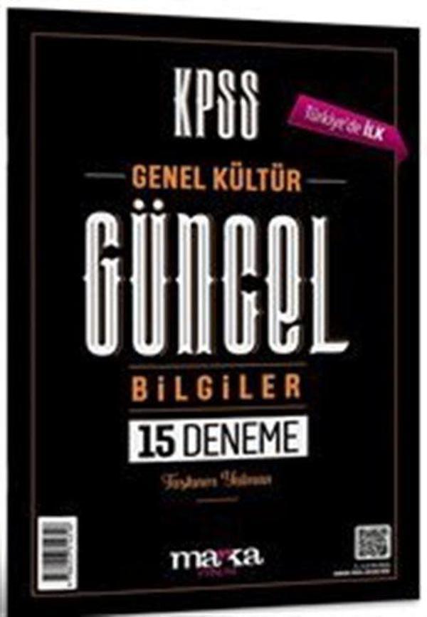 2024 KPSS Güncel Bilgiler 15 Deneme - Marka Yayınları - Image 1
