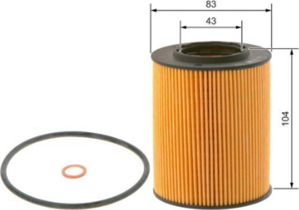 Bosch Bmw 5 Seris E39 1996 2003 Arası 09864b7017 Yağ Filtresi  - Image 1