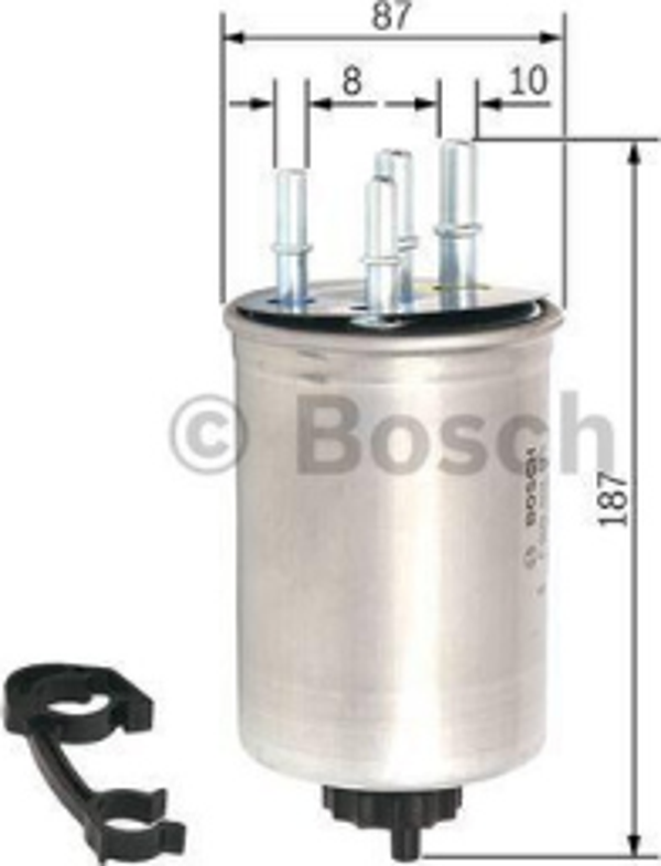 Bosch Land Rover III 2.7 Td 4x4 2004 2009 Arası F026402113 Yakıt Filtresi Dizel  - Image 1