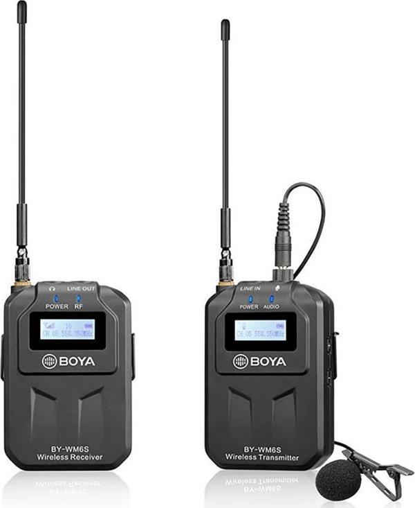 Boya BY-WM6S Uhf Kablosuz Yaka Mikrofonu - Image 1