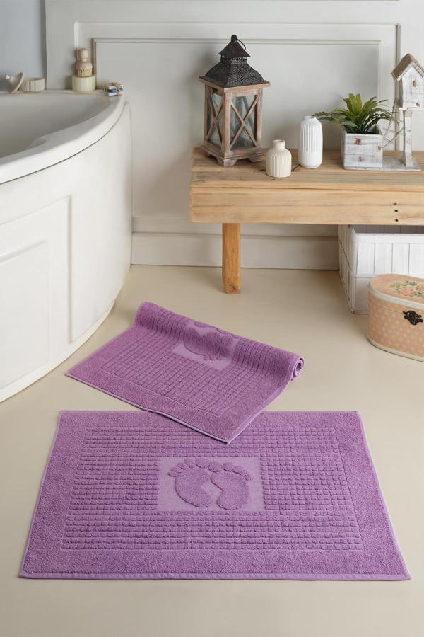 Mat | 2 Adet Ayak Havlusu, Banyo Paspası, Havlu Paspas - Image 1