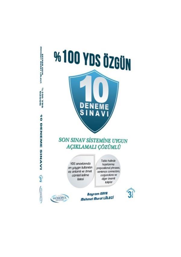 Monopol Yayınları %100 Yds Özgün 10 Deneme Sınavı - Monopol Yayınları - Image 1