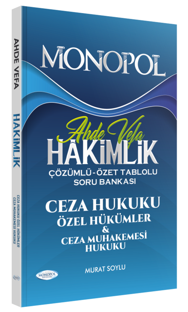 Ahde Vefa Ceza Hukuku Özel Hükümler Ve Cmk Monopol Yayınları - Monopol Yayınları - Image 1