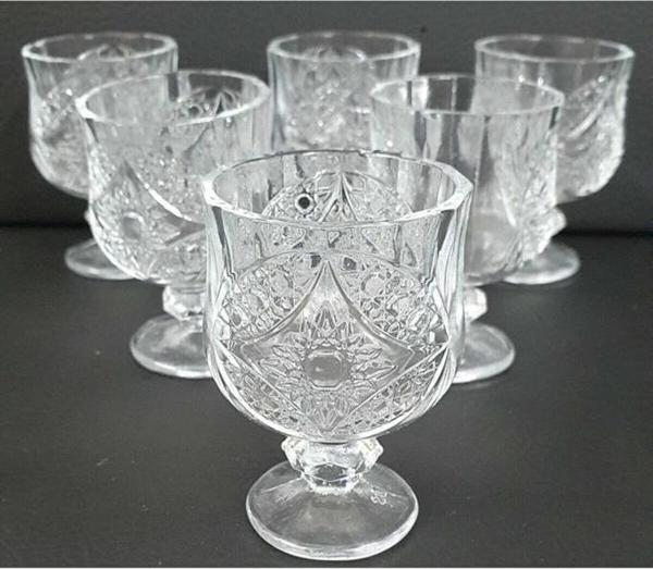 Mithra Life 6 lı Kristal Kahve Yanı Bardak MIT1016 - Image 1