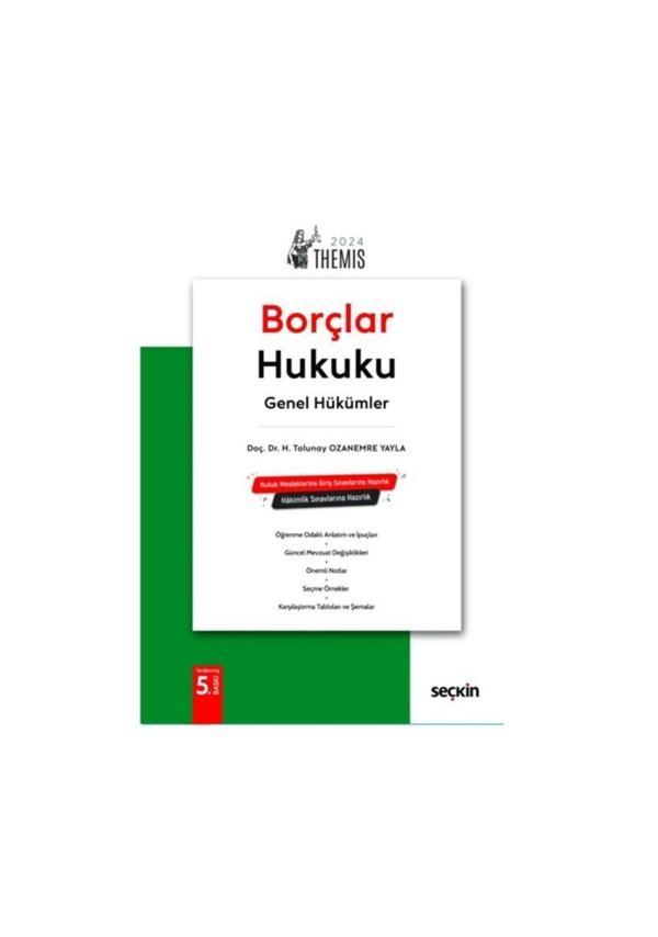 Seçkin Yayıncılık Themıs Borçlar Hukuku Genel Hükümler 5. Baskı - Seçkin Yayıncılık - Image 1
