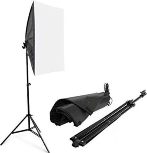 Ada Greenbox 5 Duylu Softbox +2M Işık Ayağı + 5X20 Wat Led Lamba (9000 Lümen) - Image 1