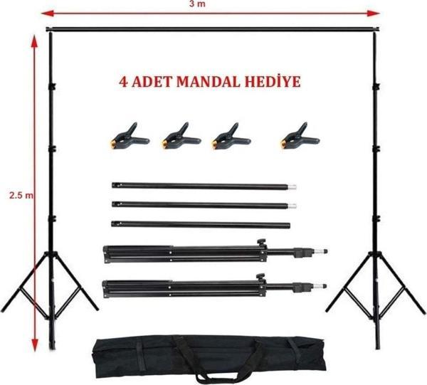 Aa Plus 2,5X3 Metre Taşınabilir Fon Standı - Image 1