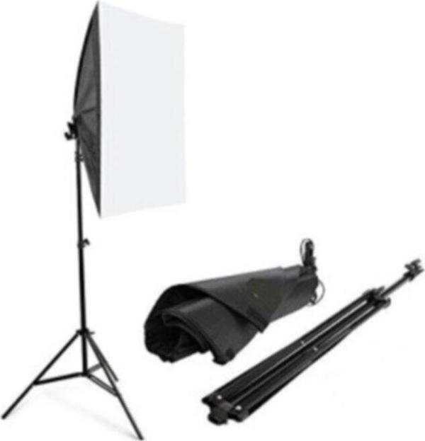 Ada Greenbox Softbox Sabit Işık Seti 50X70 Cm 50 Wat 500 Wat Çıkış Gücü - Image 1