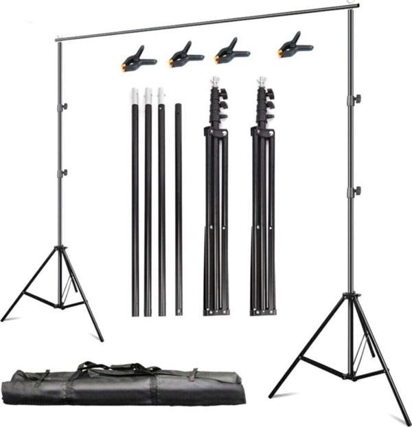 Adin Greenbox Fon Standı 2,5X3 Metre Taşınabilir +4 Mandal - Image 1