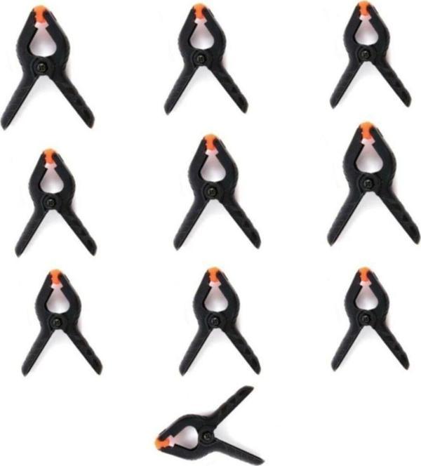 Ggt Fon Tutucu Mandal Perde Tutucu Mandal Clamp Kıskaç (10 Adet) - Image 1