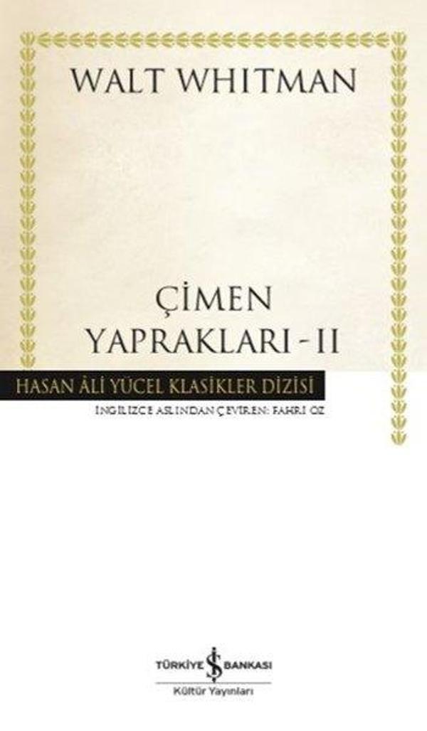 Çimen Yaprakları 2 - Hasan Ali Yücel Klasikler - İş Bankası Kültür Yayınları - Image 1
