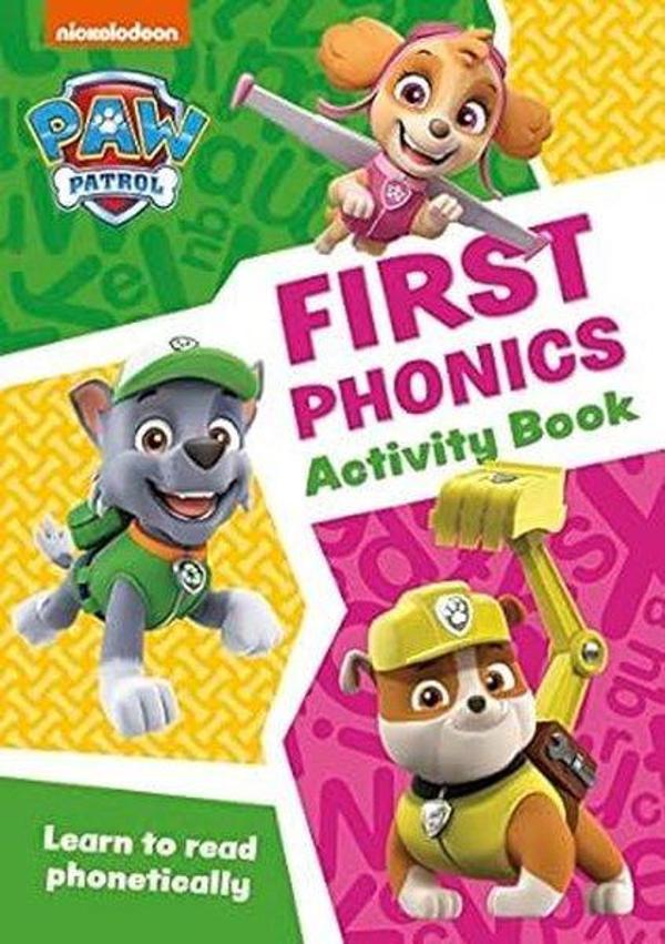 PAW Patrol First Phonics Activity Book (Paw Patrol) - Agenor Publishing - Image 1