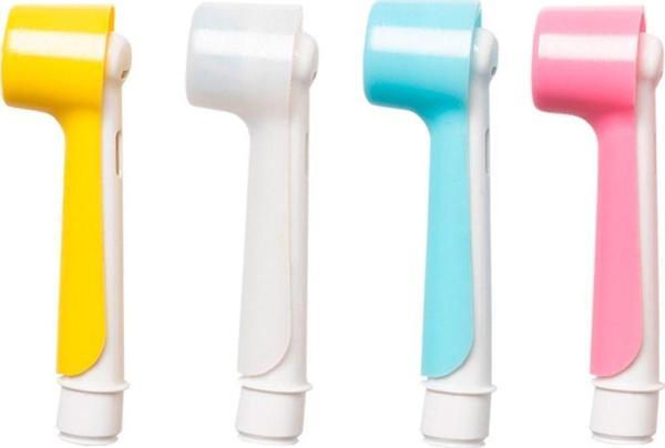 Mudily Oral-b Şarjlı Ve Pilli Diş Fırçaları Için Uyumlu Renkli 4 Adet Kapak - Image 1