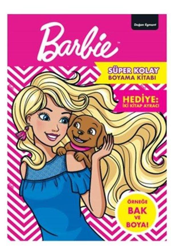 Barbie - Süper Kolay Boyama Kitabı - Doğan ve Egmont Yayıncılık - Image 1