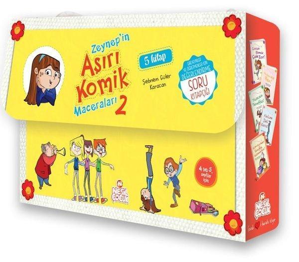 Zeynepin Aşırı Komik Maceraları 2 - 5 Kitap Takım - Nesil Çocuk Yayınları - Image 1