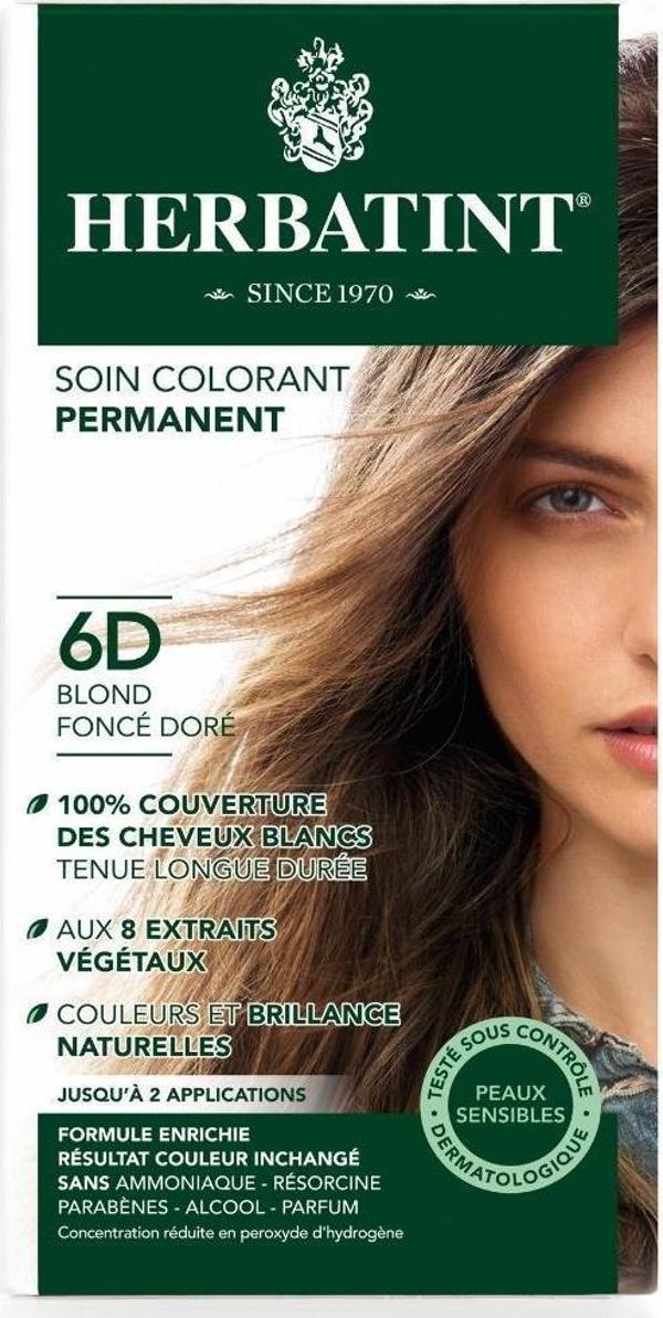 Herbatint Saç Boyası 6D Blond Fonce Dore - Image 1