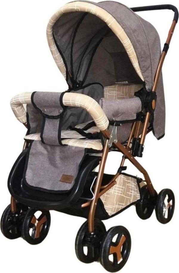 Jusso Dido Comfort Line Çift Yönlü Bebek Arabası Bej - Image 1