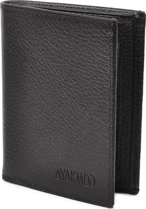 Ayakmod 8006 Hakiki Deri Siyah Erkek Cüzdan - Image 1