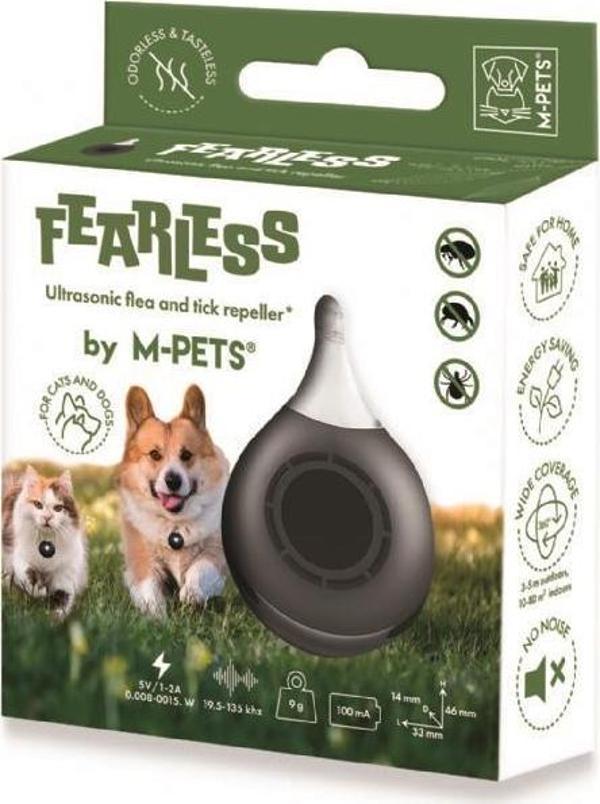 M-Pets Fearless Ultrasonik Pire ve Kene Kovucu - Image 1