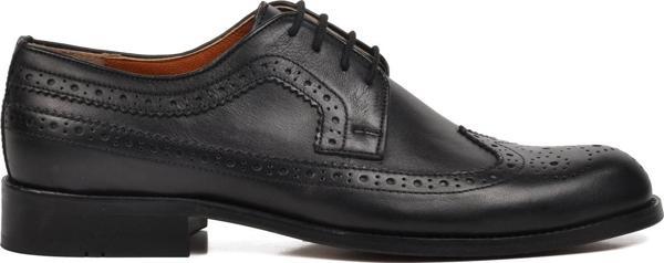 Ayakmod Premium 33272 Siyah Hakiki Deri Erkek Klasik Ayakkabı - Image 1