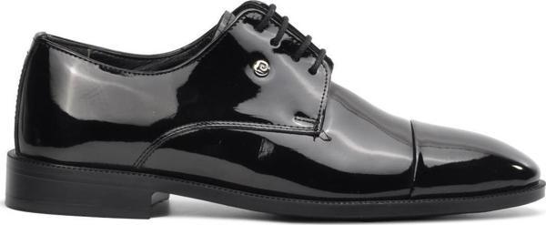 Pierre Cardin 7028 Siyah Rugan Hakiki Deri Erkek Klasik Ayakkabı - Image 1