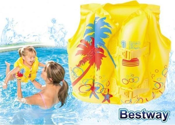 Bestway 32069, Tropikal Desenli Can Yeleği 3-6 Yaş - Image 1