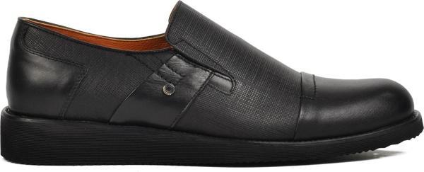 Ayakmod Premium 03256 Siyah Hakiki Deri Erkek Casual Ayakkabı - Image 1
