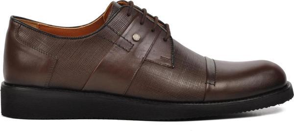Ayakmod Premium 33233 Kahve Hakiki Deri Erkek Casual Ayakkabı - Image 1