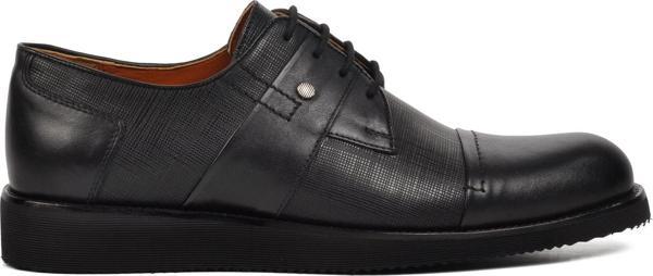 Ayakmod Premium 33233 Siyah Hakiki Deri Erkek Casual Ayakkabı - Image 1