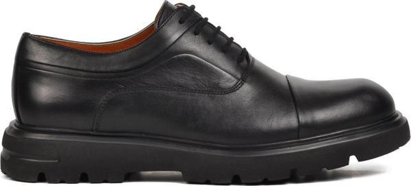 Ayakmod Premium 33283 Siyah Hakiki Deri Erkek Casual Ayakkabı - Image 1