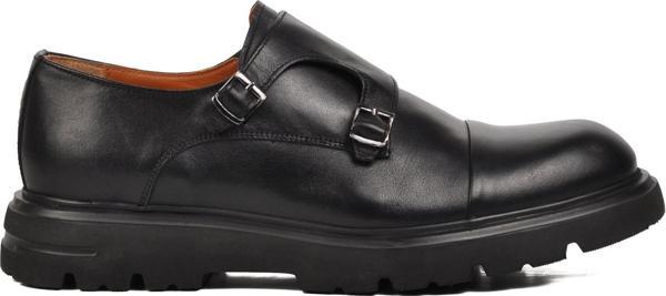 Ayakmod Premium 33284 Siyah Hakiki Deri Erkek Casual Ayakkabı - Image 1