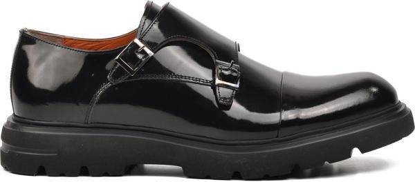 Ayakmod Premium 33284 Siyah Rugan Hakiki Deri Erkek Casual Ayakkabı - Image 1