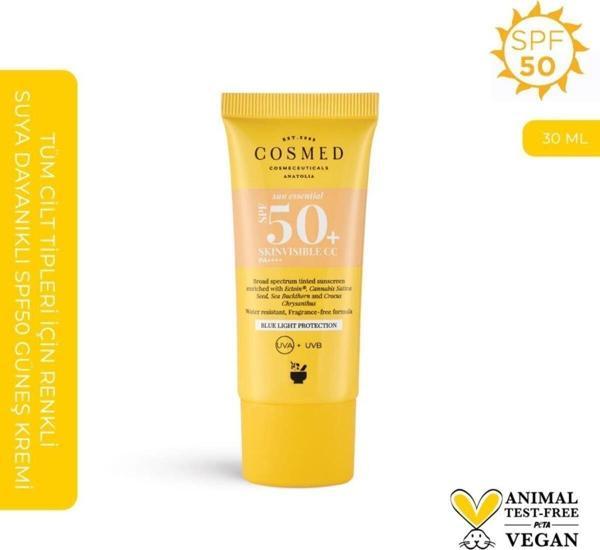 Cosmed Sun Essential SPF50+ Skinvisible CC Krem 30 ml - Image 1