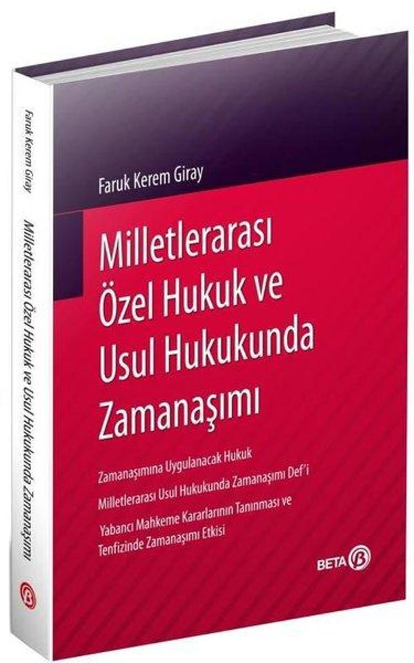 Milletlerarası Özel Hukuk ve Usul Hukukunda Zamanaşımı - Beta Yayınları - Image 1