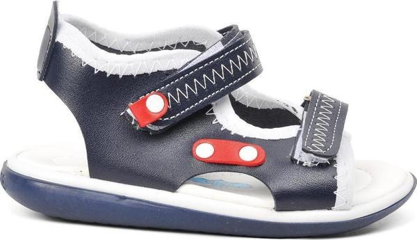 Ayakmod 22Y05 Lacivert-Kırmızı-Beyaz Comfort Erkek Çocuk Sandalet - Image 1