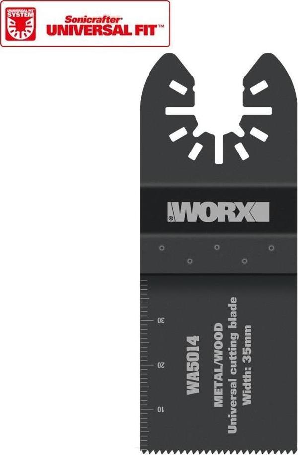 WORX WA5014 Çok Amaçlı Raspalama Makinesı İçin 35x40mm Metal, Ahşap, Fiberglas, PVC Universal Kesme Bıçağı - Image 1