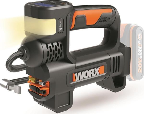 WORX WX092.9 20Volt 150 PSI Ayarlanabilir Dijital Basınç Göstergeli Hava Pompası + LED Lamba (Akü Dahil Değildir) - Image 1